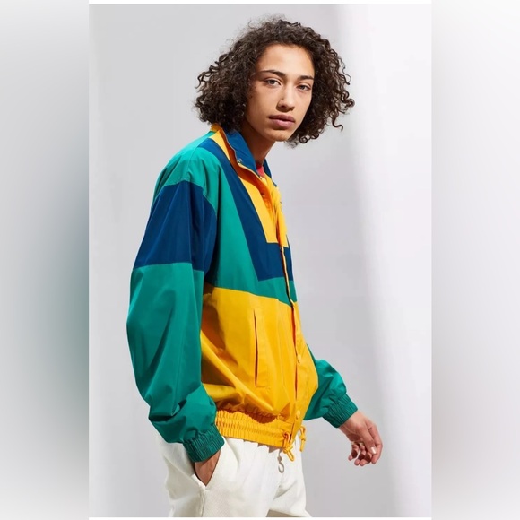 Guess X J Balvin Vibras Retro Windbreaker Jacket men clothes（size small） - Picture 2 of 6